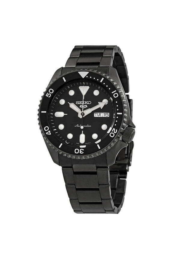 5 Sports Automatic Black Dial Men's Watch SRPD65K1