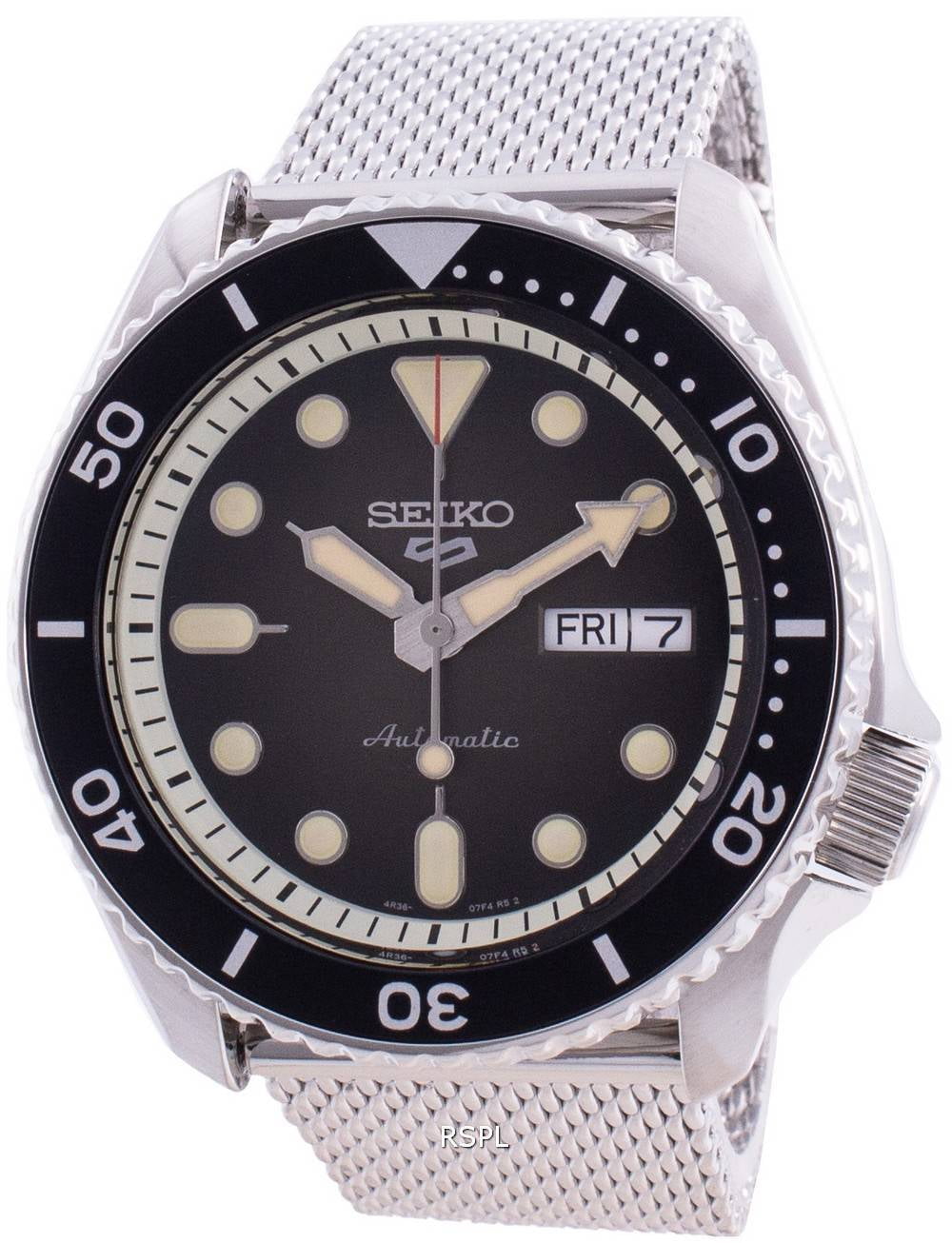 Seiko 5 Sports Automatic Black Dial Men's Watch SRPD73K1
