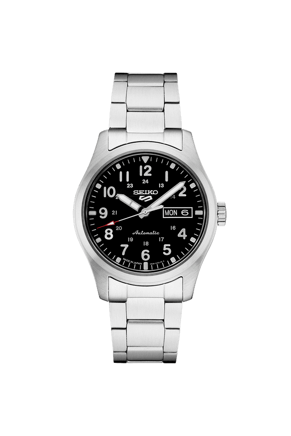 5 Sports Automatic Black Dial Men's Watch SRPG27