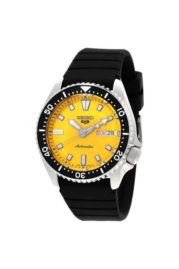 5 Sports Automatic Yellow Dial Men's Watch SRPL87K1