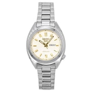 Seiko 5 Sports Hebitama SNXS Stainless Steel Cream Dial Automatic SRE023K1 100M Womens Watch