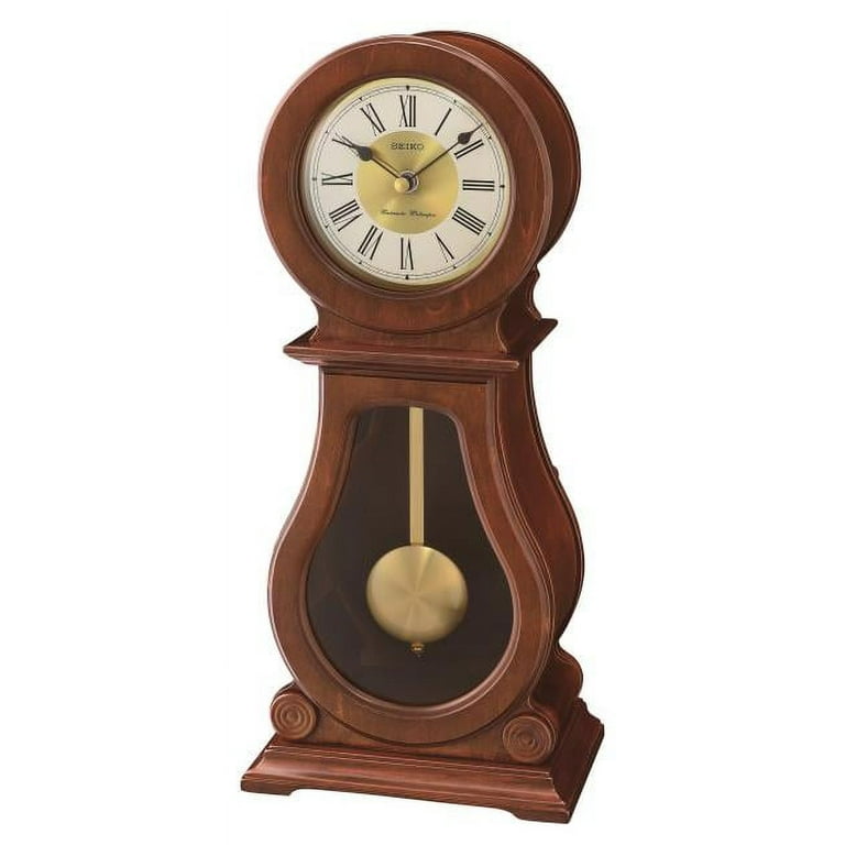 Seiko Albany Pendulum Chime Mantel Clock, Battery Operated