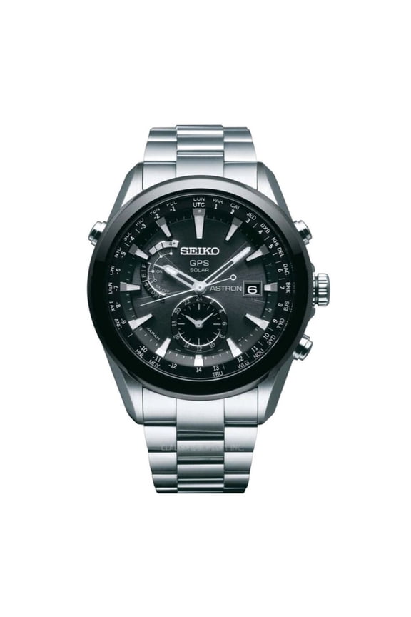 Astron Astron GPS Solar Men's Black Dial Solar Watch SAST003