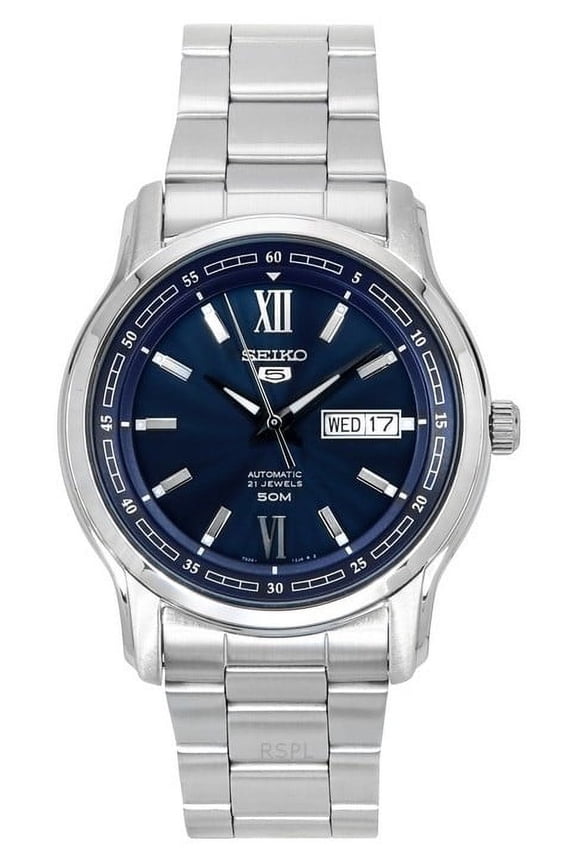 Automatic Blue Dial Stainless Steel Men's Watch SNKP17K1S