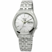 Seiko Mens Series 5 Silver Dial Watch - SNKL15K1