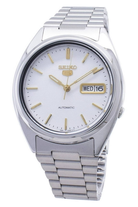 Automatic White Dial Men's Watch SNXG47K1