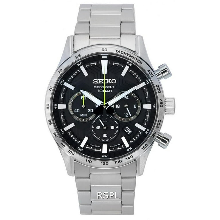 Seiko Urban Sports Chronograph Black Dial Quartz SSB413 SSB413P1