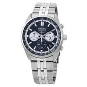 Seiko Chronograph Quartz Blue Dial Mens Watch SSB427P1