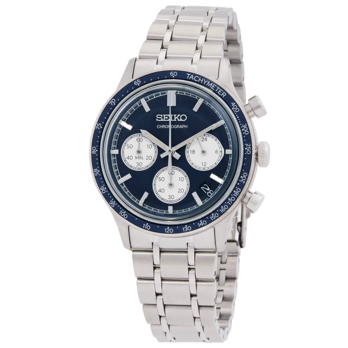 saya Seiko Chronograph Quartz Blue Dial Men's Watch SSB477P1 - Walmart.com