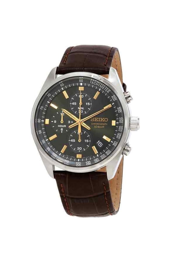 Chronograph Quartz SSB385 SSB385P1 SSB385P 100M Men's Watch
