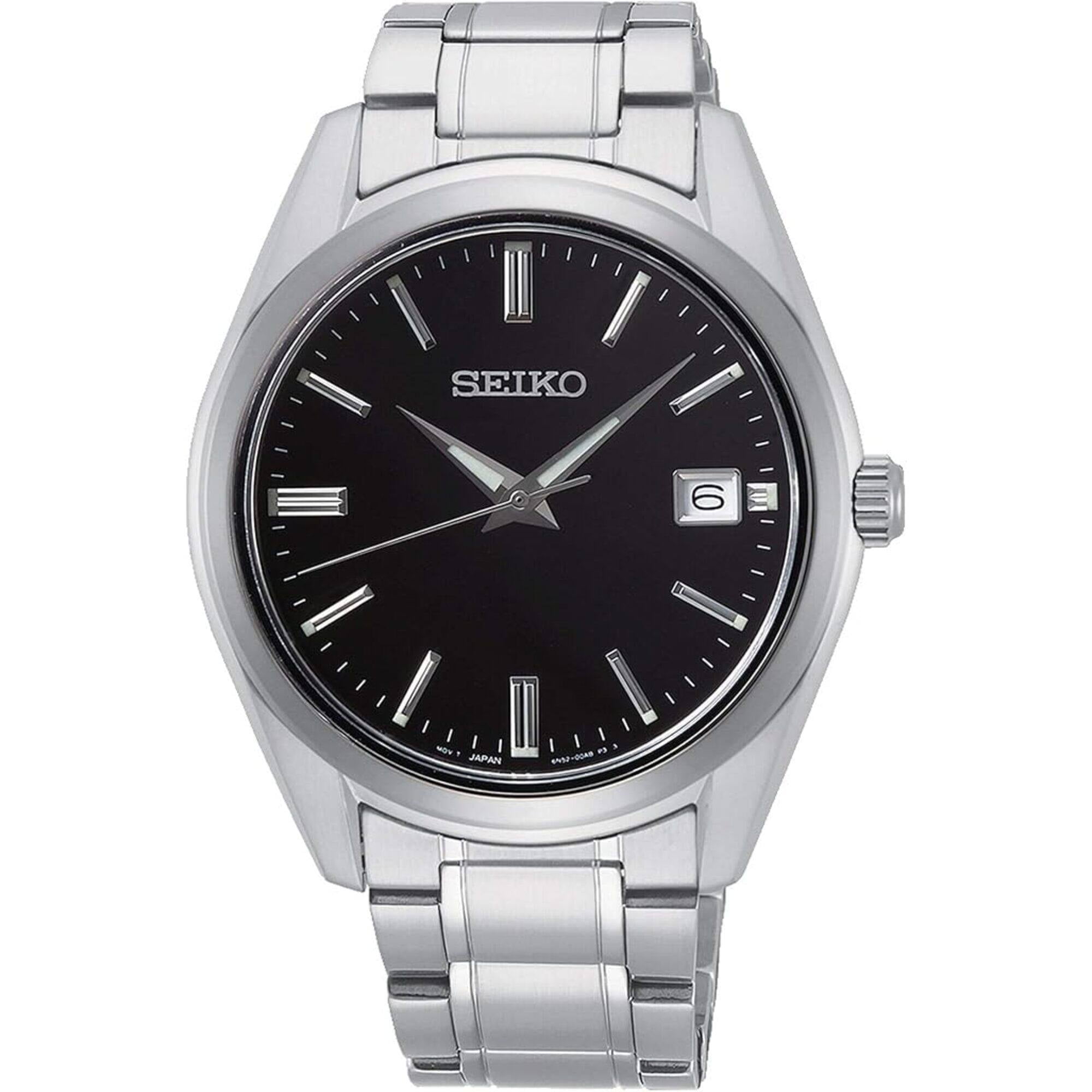 SEIKO SUR311P1 クォーツ　ブラック Seiko Classic Quartz Black Dial Men's Watch SUR311P1 - Walmart.com