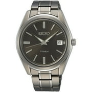 Seiko Mens Essentials Black Dial Watch - SUR375P1