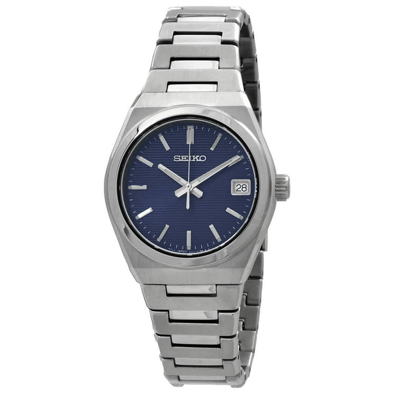 Seiko Essentials Quartz Blue Dial Ladies Watch SUR575P1 - Walmart.com
