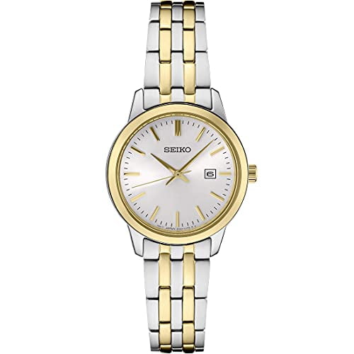 Seiko Essentials Women's 2-Tone Stainless Steel Quartz Watch SUR410