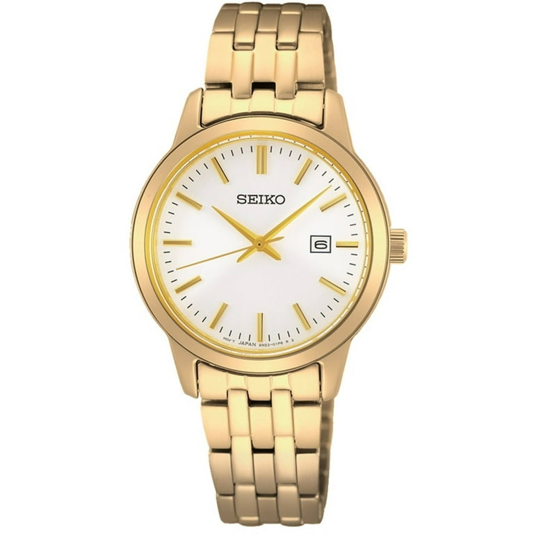 アナログ腕時計 SEIKO | Classic Quartz White Dial Ladies Watch Seiko Classic Quartz White Dial Yellow Gold-tone Ladies
