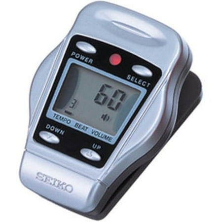 Seiko Clip-On Digital Metronome Silver