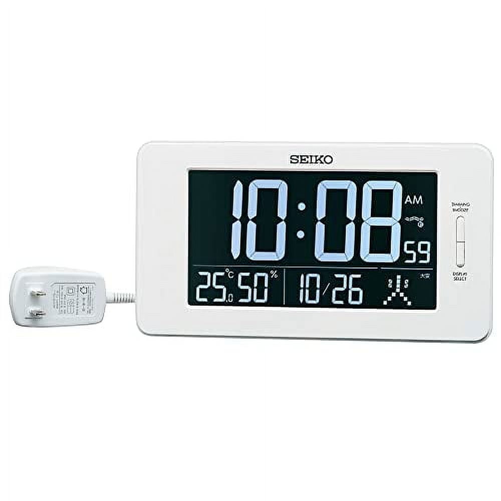 seiko digital table clock