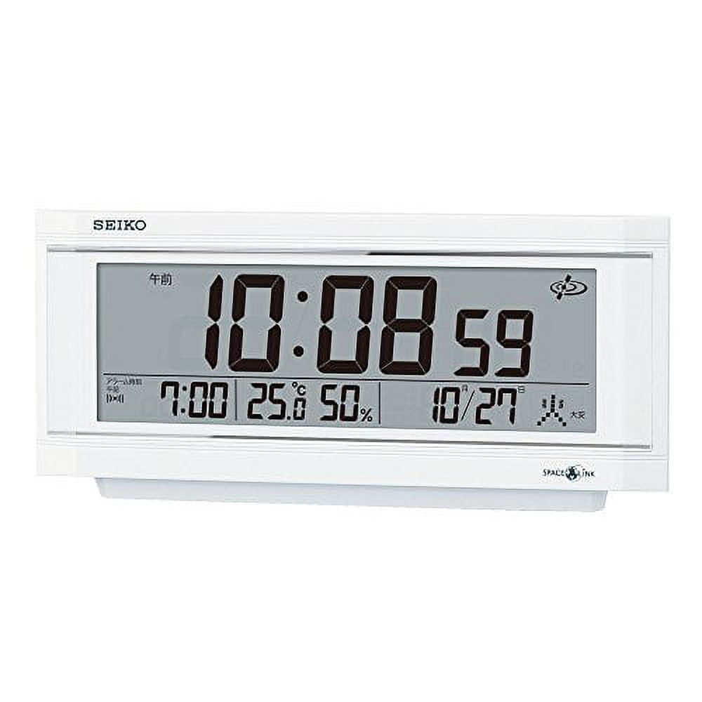 seiko digital table clock