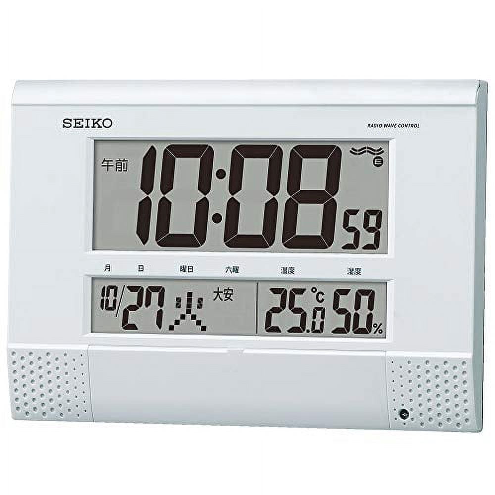 seiko digital table clock