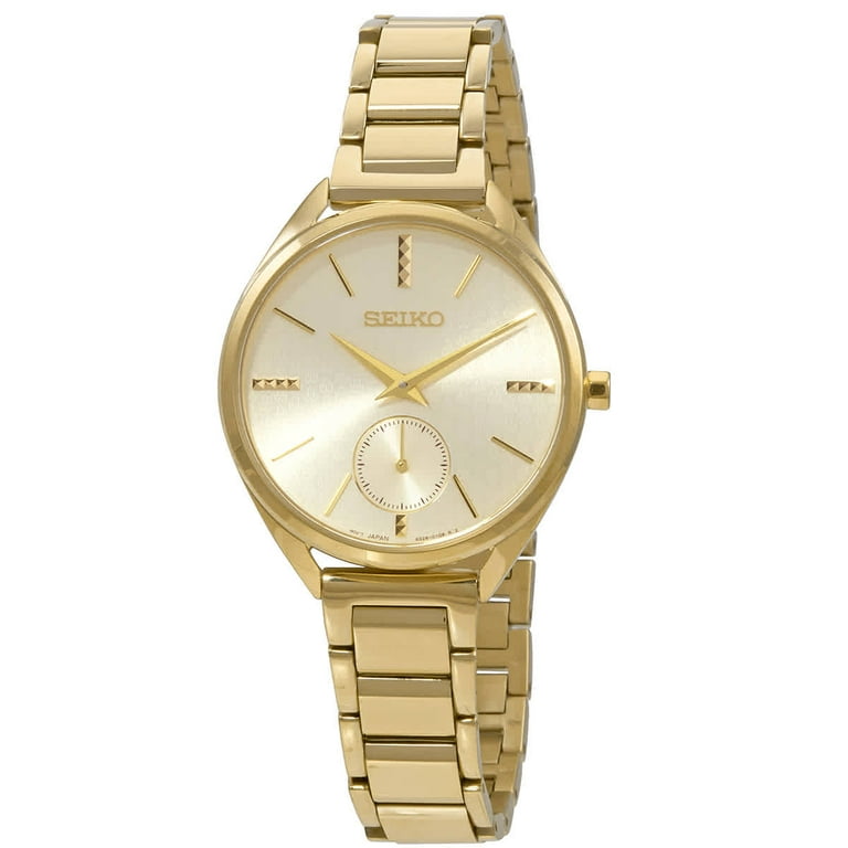 Seiko Conceptual 50th Anniversary Quartz Gold Dial Ladies Watch