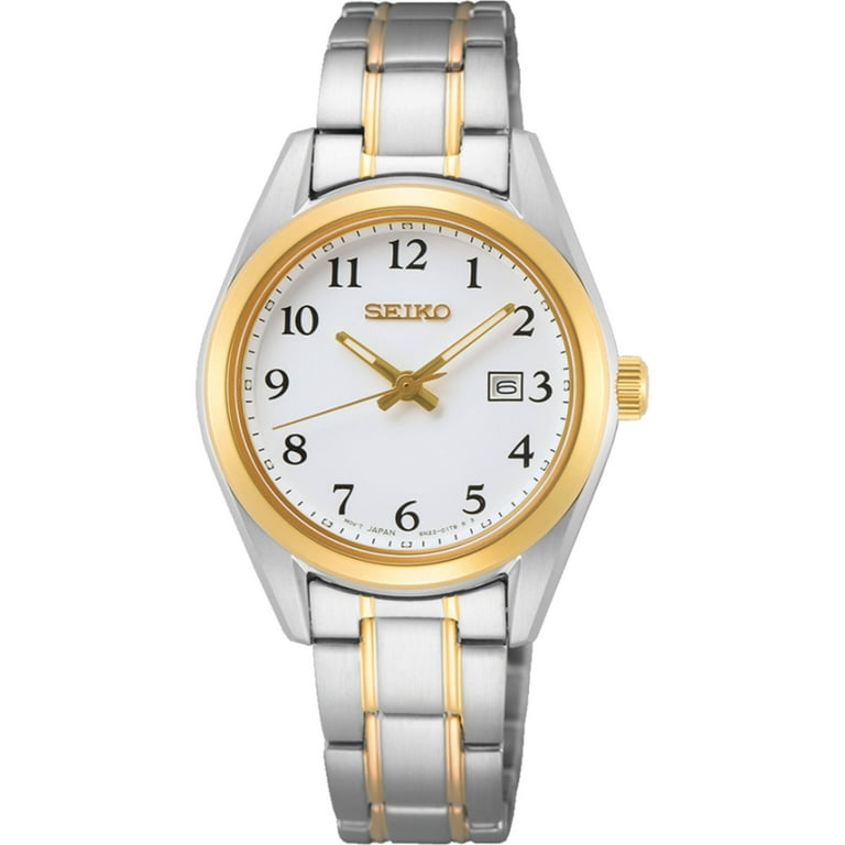 SEIKOセイコー レディースウォッチ ドレスウォッチ Seiko Core Quartz White Dial Ladies Watch SUR466P1 - Walmart.com