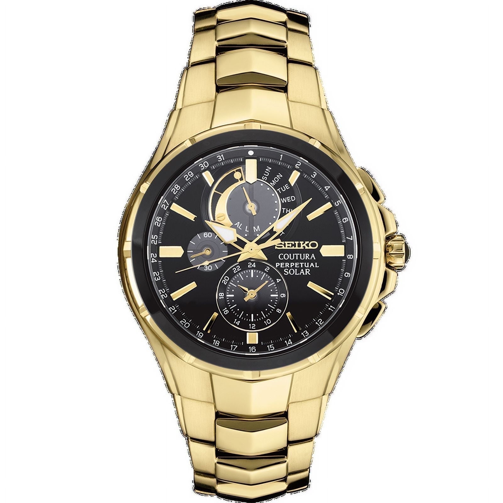 Seiko Coutura Men's Solar Perpetual Calendar Chronograph Watch