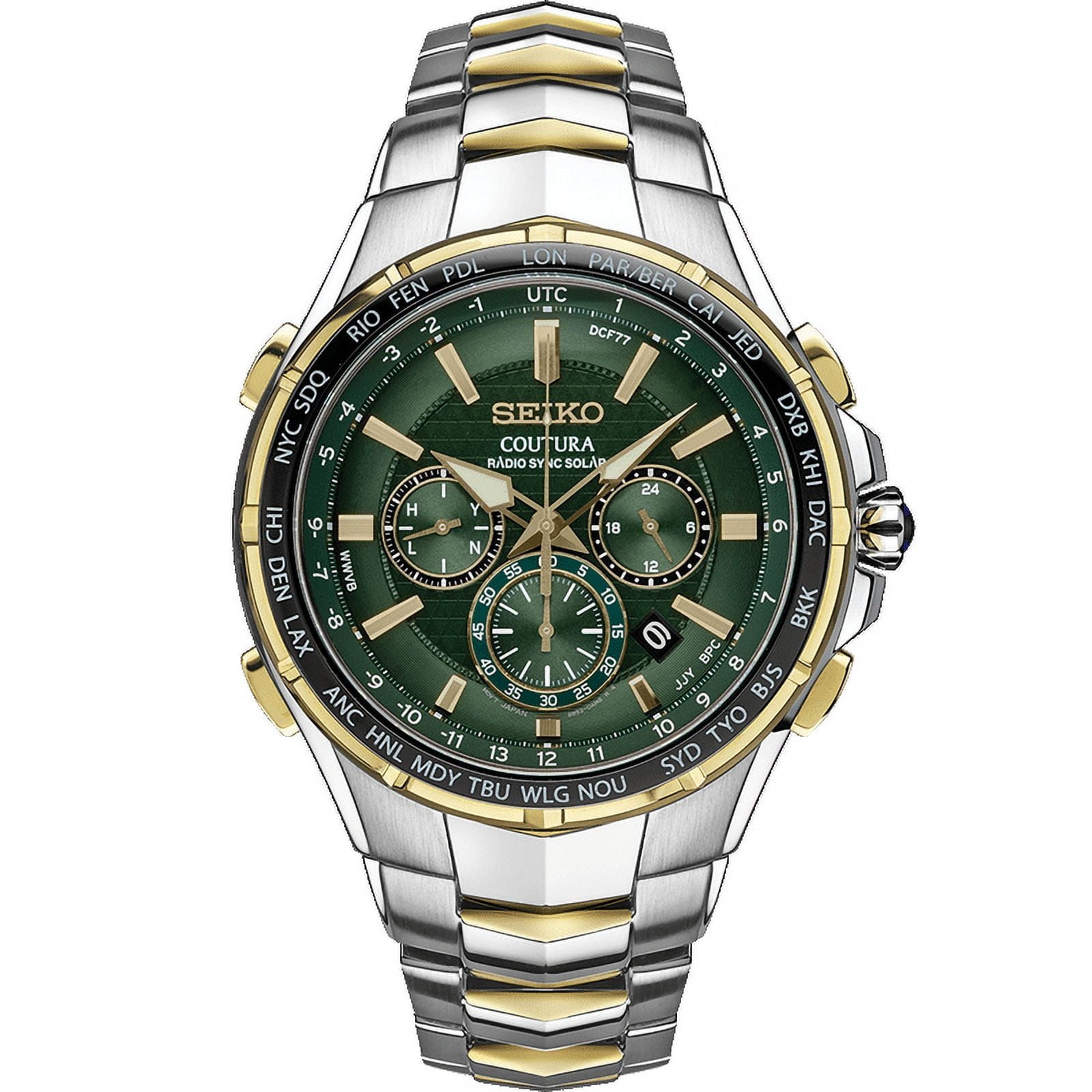 Seiko Coutura Perpetual World Time Chronograph, Eco-Drive Seiko Coutura Perpetual World Time Chronograph, Eco-Drive