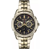 Seiko Coutura Quartz Chronograph 42.0 mm Black Dial Men's Watch SSB438
