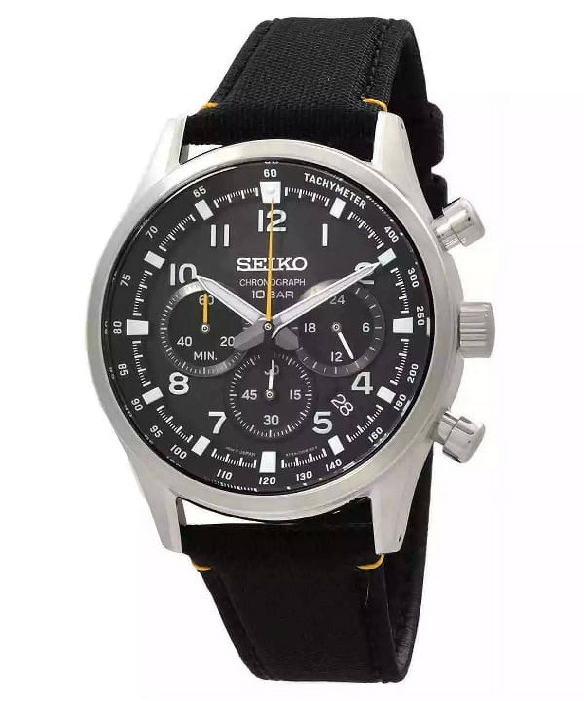 Seiko Sport Chronograph Quartz Black Dial Men's Watch SSB449P1