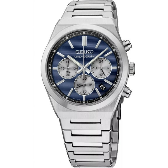 Seiko Essential Chronograph Blue Dial Men's Quartz Watch SSB453