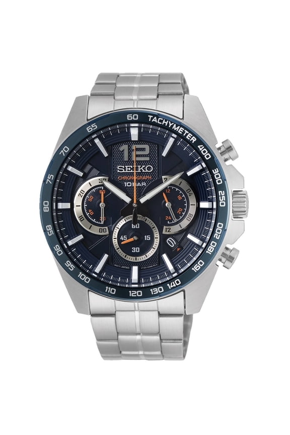 Essentials Chronograph Quartz Blue Dial Men's Watch Ssb345