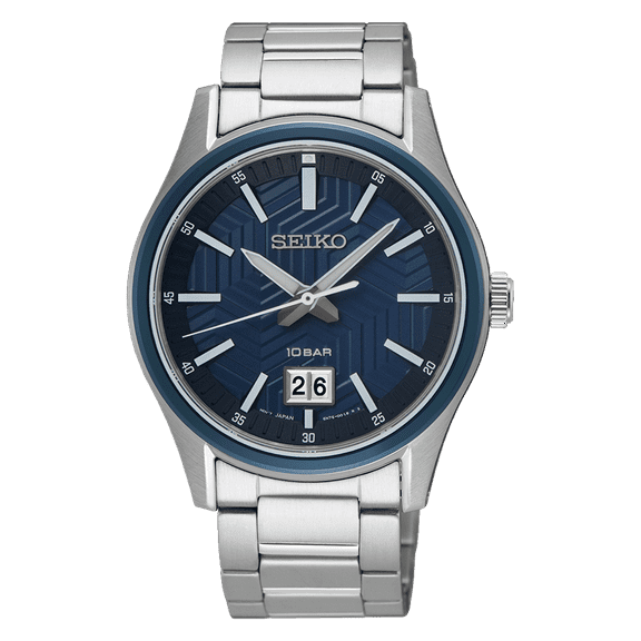 Seiko Essentials Collection Quartz Blue Dial Men's Watch SUR559