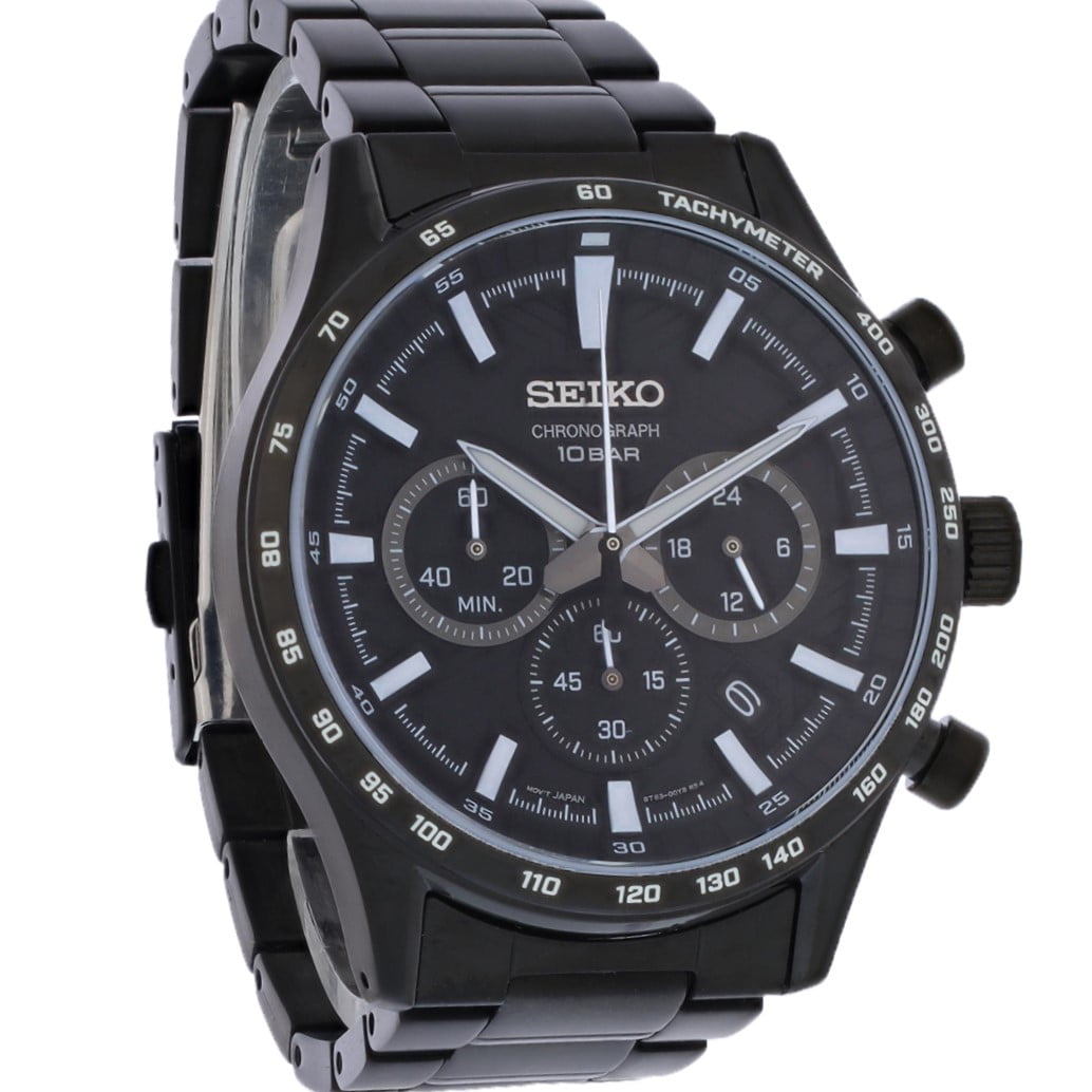 Seiko Men's Casual Watch, Japanese Quartz, Stainless Steel