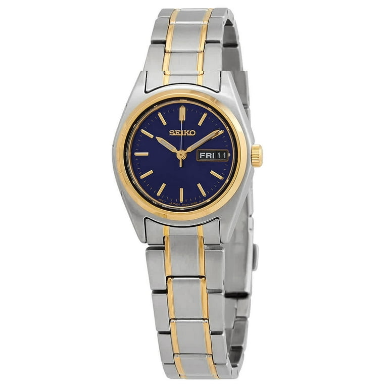 Seiko Essentials Quartz Blue Dial Ladies Watch SUR436 Walmart