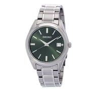 Seiko Quartz Green Dial Mens Watch SUR527P1