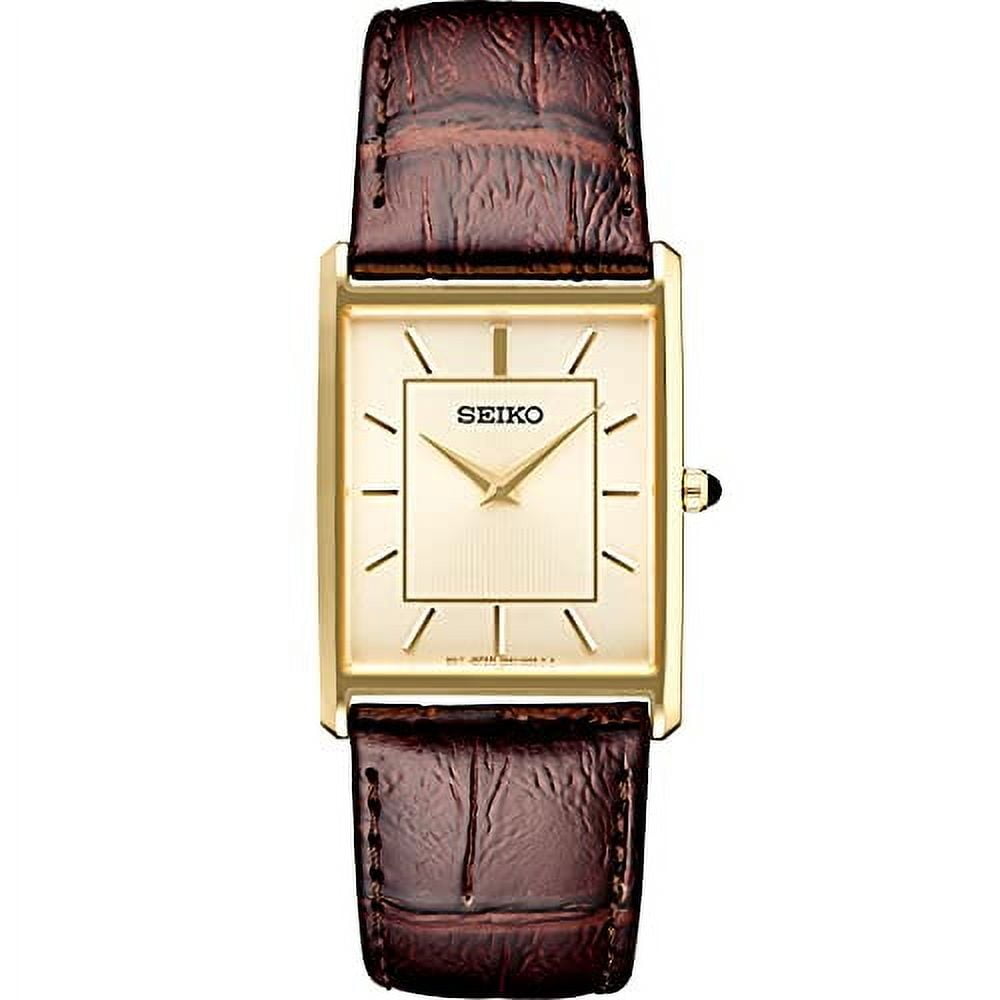 Seiko Essentials Quartz Light Champagne Dial Men's Watch Seiko Essentials Quartz Light Champagne Dial Men's Watch