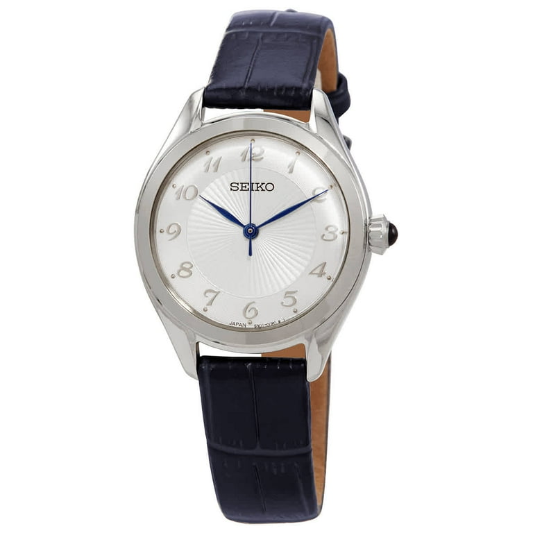Seiko Essentials Quartz Silver Dial Ladies Watch SUR391
