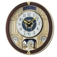 thumbnail image 1 of Seiko Golden Pillars Melodies in Motion, Musical Round, Quartz, Analog, QXM356BRH, 1 of 7