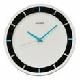 thumbnail image 1 of Seiko Mari Matte Modern White Round Wall Clock, Analog, Quartz QXA769WLH, 1 of 5