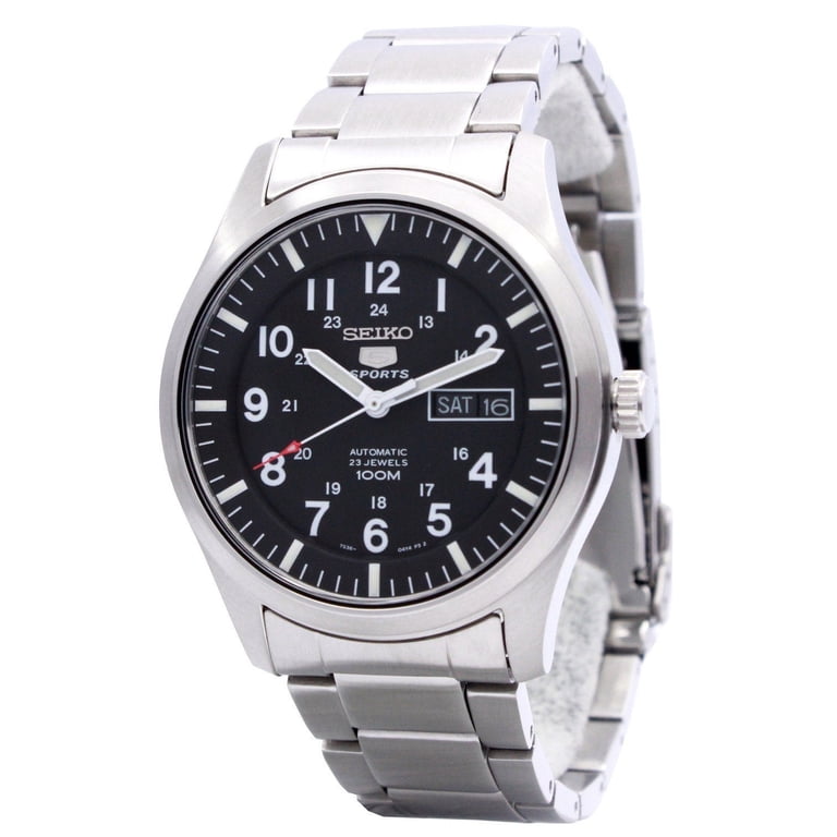 Seiko Men's 5 Sports Automatic Watch SNZG13K1 with 23 Jewels