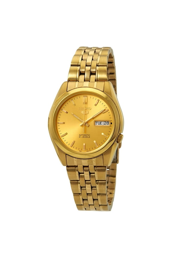 Men's 5 Automatic SNK366K Gold Stainless-Steel Automatic Dress Watch