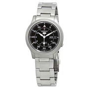 Seiko Mens 5 Automatic SNK809K Silver Stainless-Steel Automatic Watch