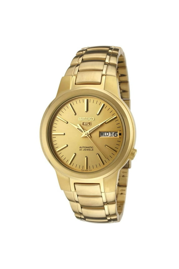 Men's 5 Automatic SNKA10K Gold Stainless-Steel Japanese Dress Watch