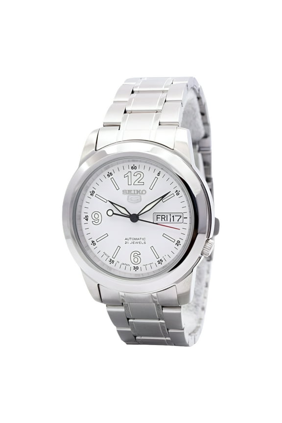 Men's 5 Automatic SNKE57J1 White Dial Stainless Steel Watch