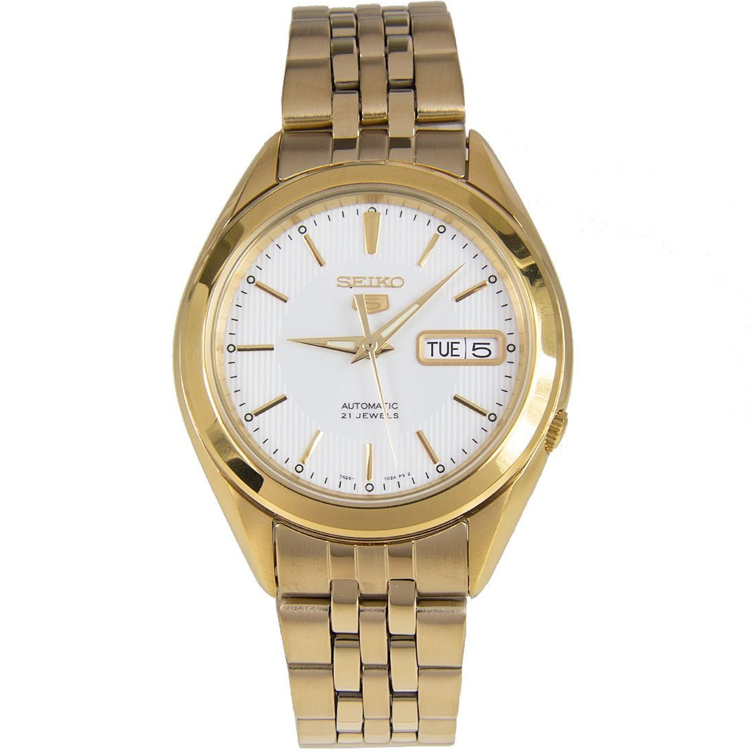 Seiko Men's 5 Automatic SNKL26K Gold Stainless-Steel Automatic