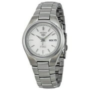 Seiko Mens 5 Automatic Silver Dial Watch SNK601
