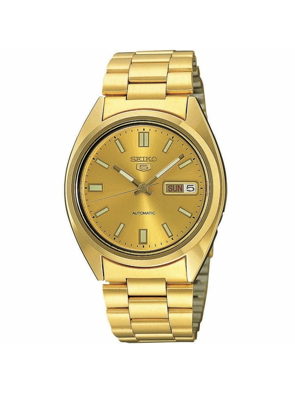 Men's 5 Gold Dial Watch - SNXS80K1