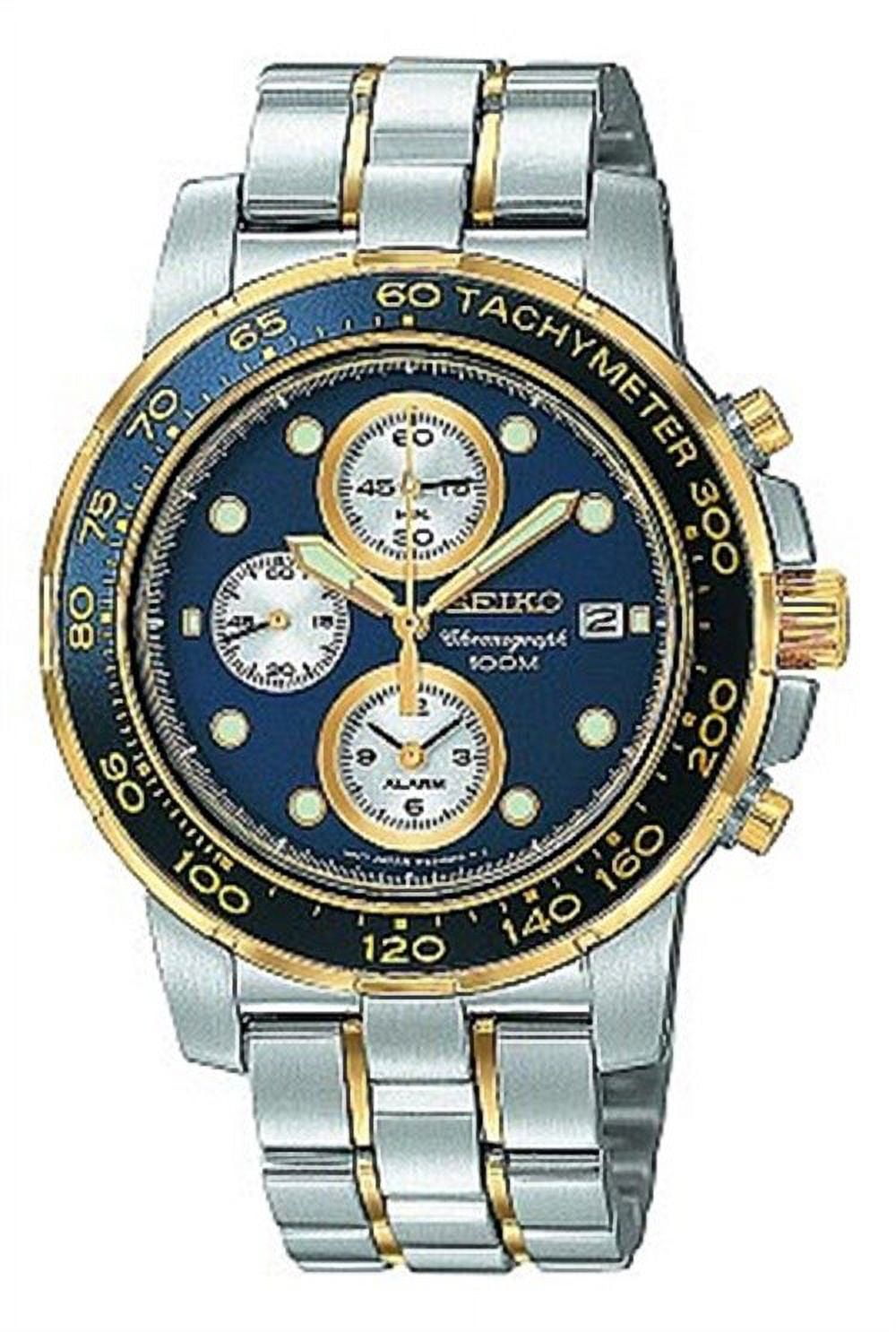 Seiko Men's Alarm Chronograph Watch SNAA64 - Walmart.com