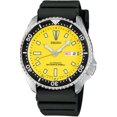 thumbnail image 1 of Seiko Men's Automatic Diver Analog Watch - Black Rubber Strap - Yellow Dial - SKXA35, 1 of 2