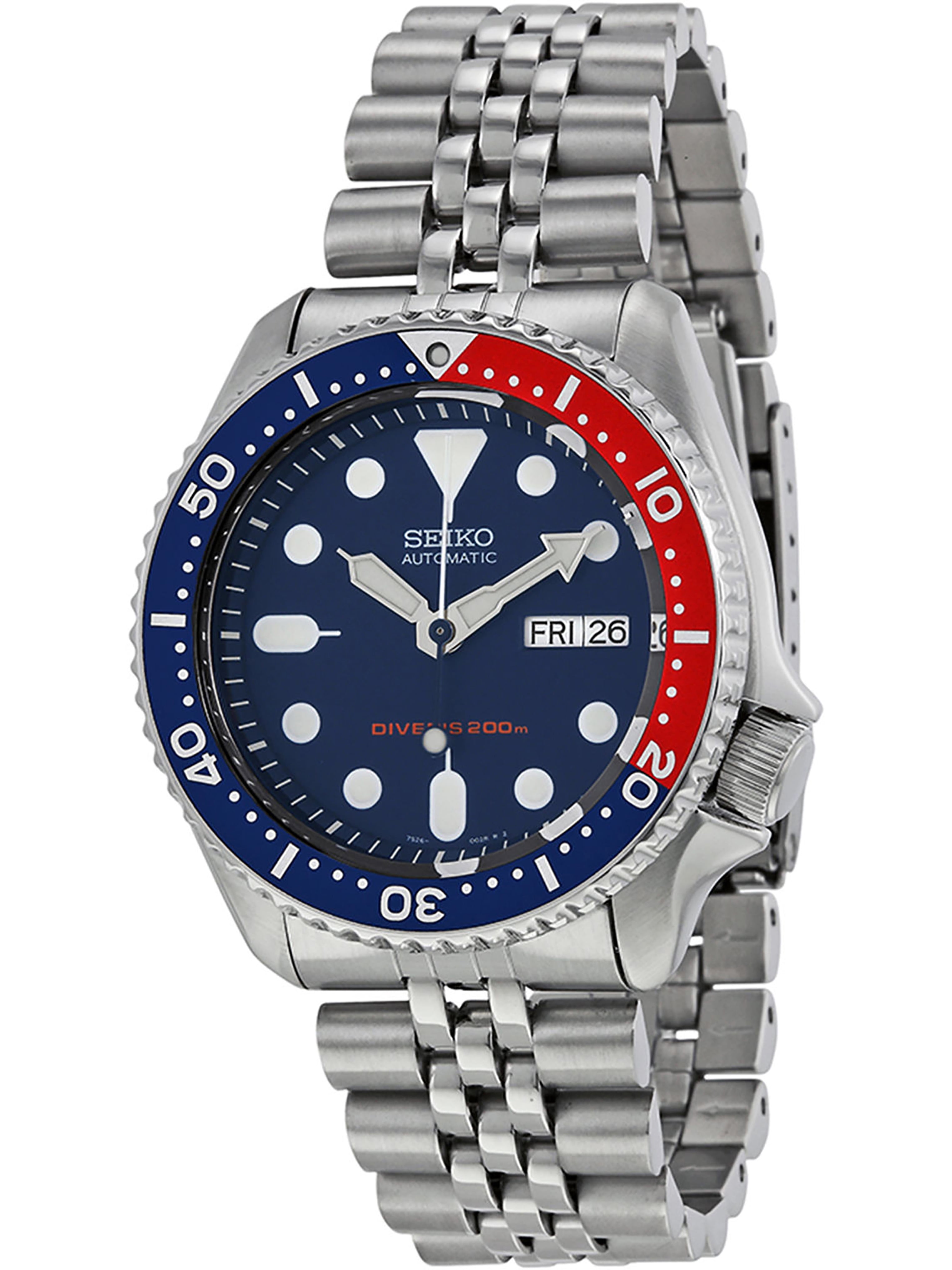 Seiko Men's Self-Winding Stainless Steel Diver Watch Dominican